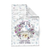 2023 Tea Towel Calendar: Tea With Friends - © Lucinda Wei