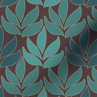 Cloisonne_med_leaf_texture_bluegreens_BROWN