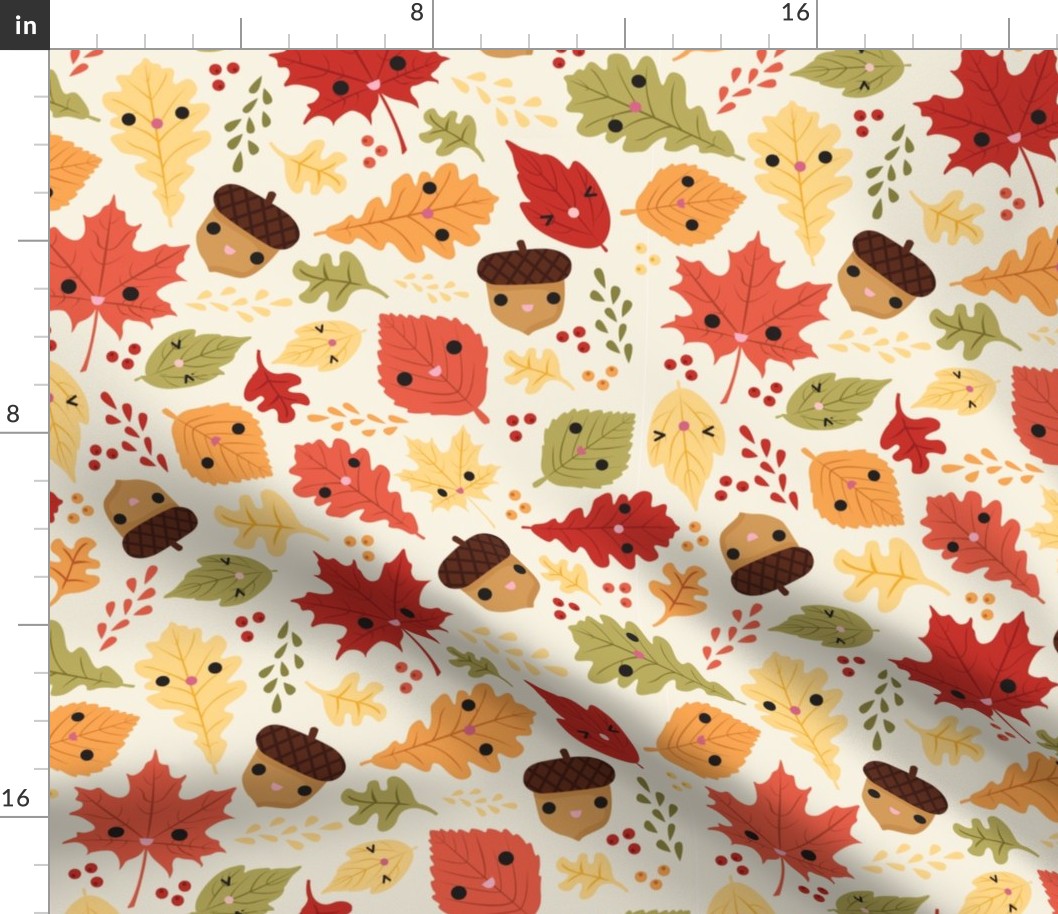 Kawaii Autumn Leaves