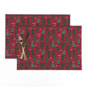 christmas cactus // cute christmas xmas fabrics best christmas red and green fabrics