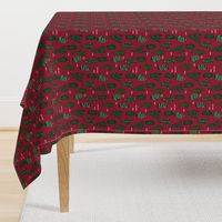 christmas cactus // cute christmas xmas fabrics best christmas red and green fabrics