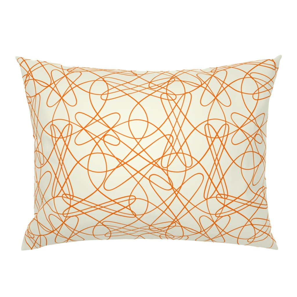 Lines and Tangles - Orange