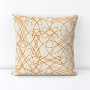 Lines and Tangles - Orange