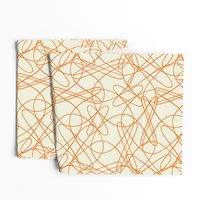 Lines and Tangles - Orange