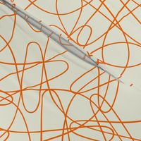 Lines and Tangles - Orange