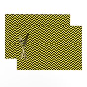 Chevron Black and Yellow Pattern