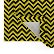 Chevron Black and Yellow Pattern