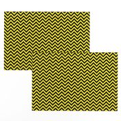 Chevron Black and Yellow Pattern