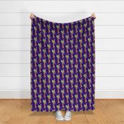 INDIAN MOM AND BABY WALK SAREE DEEP PURPLE