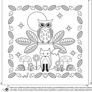 KIDS CRAFT COLOURING CUSHIONS
