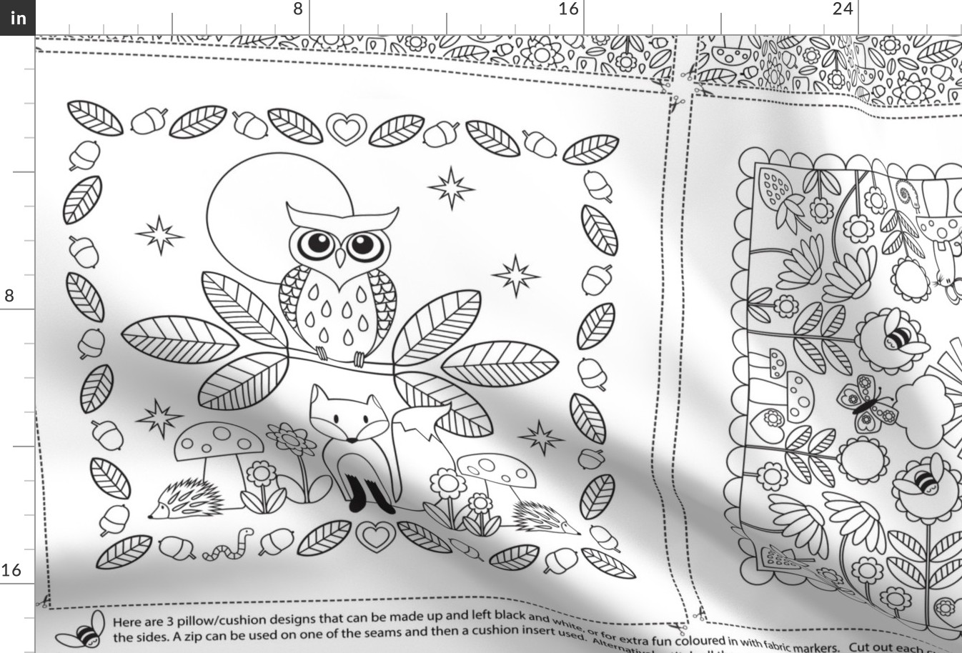 KIDS CRAFT COLOURING CUSHIONS