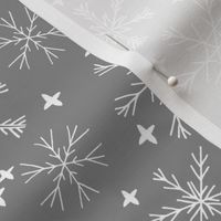 winter snowflakes // grey cute snowflakes best winter snow snowflake design by andrea lauren