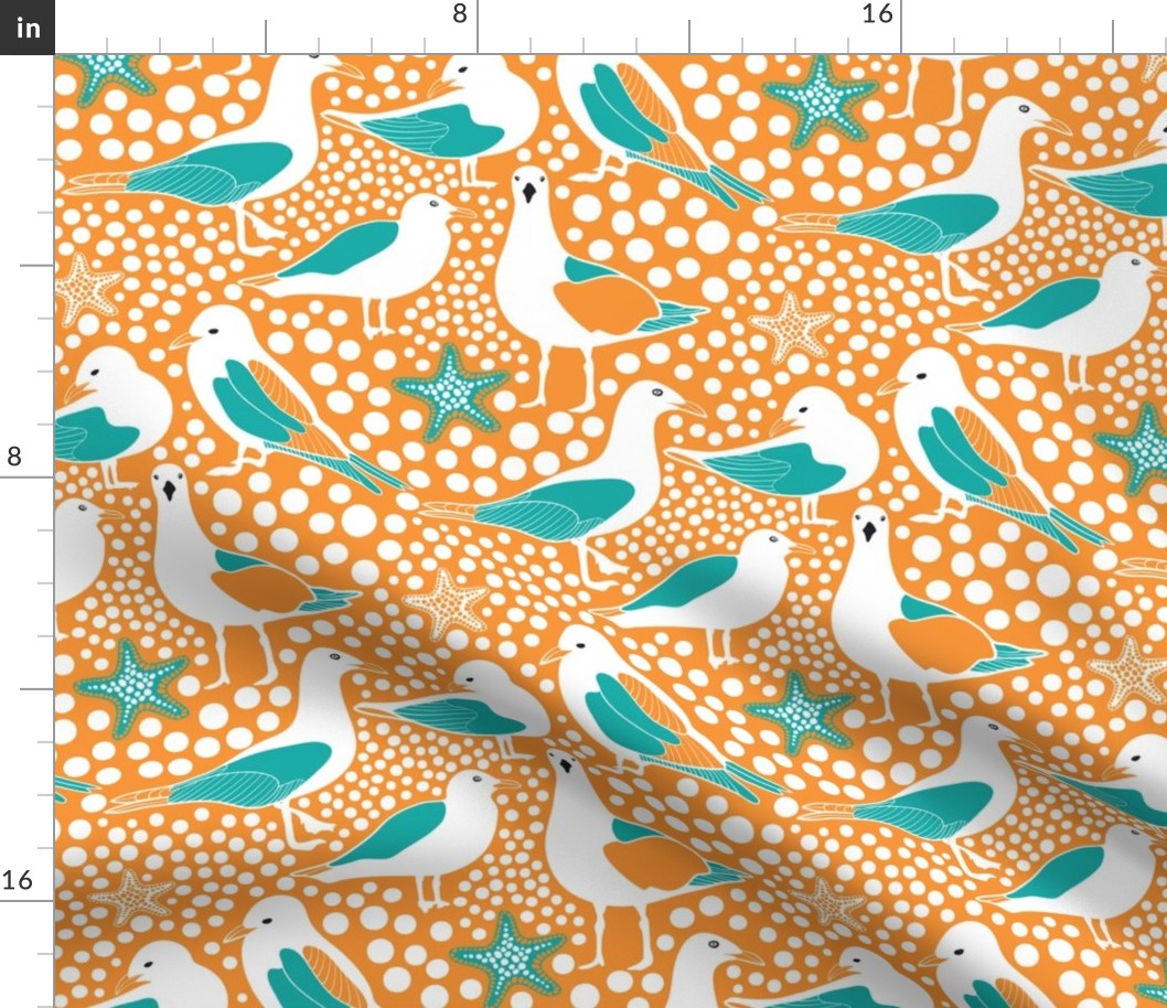 Sea Birds Orange