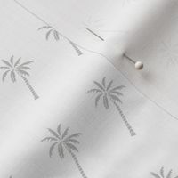 palm tree // simple black and white grey nursery palm print trendy kids summer print