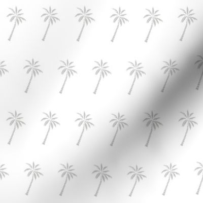 palm tree // simple black and white grey nursery palm print trendy kids summer print