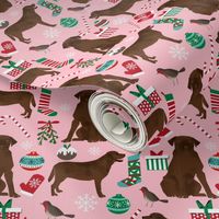 chocolate lab christmas fabric cute labrador retriever design best lab xmas holiday fabric cute labrador christmas