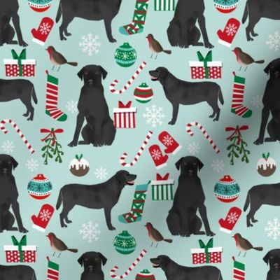 Black lab christmas fabric cute  labrador design cute christmas labrador retriever fabrics cute dogs