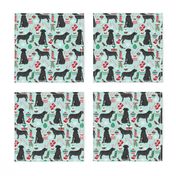 Black lab christmas fabric cute  labrador design cute christmas labrador retriever fabrics cute dogs