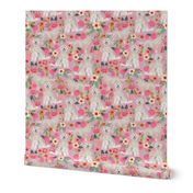 golden doodle  floral fabric cute golden doodle design best golden doodles fabric cute dogs fabric