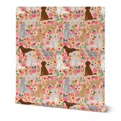 golden doodles dog floral fabric cute golden doodles design best golden doodles fabrics