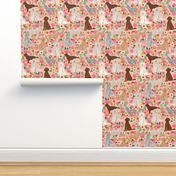 golden doodles dog floral fabric cute golden doodles design best golden doodles fabrics