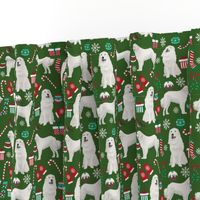 great pyrenees dog fabric cute christmas design best dogs fabric cute christmas dog fabric