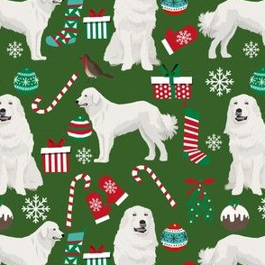 great pyrenees dog fabric cute christmas design best dogs fabric cute christmas dog fabric