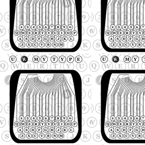 URmytype typewriter pattern