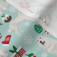 great pyrenees dog fabric cute dog design best christmas dogs fabric cute dogs best christmas fabrics