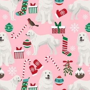 great pyrenees dog fabric cute christmas dogs best christmas dogs fabric cute christmas dog design great pyrenees dogs