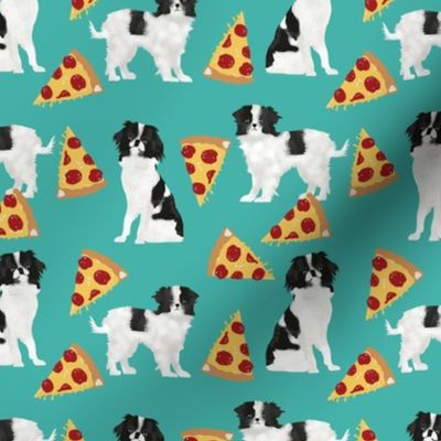 japanese chin dog pizza fabric cute japanese toy breed dog fabric cute dogs fabric funny pizza fabric