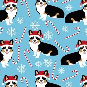 corgis christmas fabric cute corgi design xmas corgi fabrics corgi design fabrics