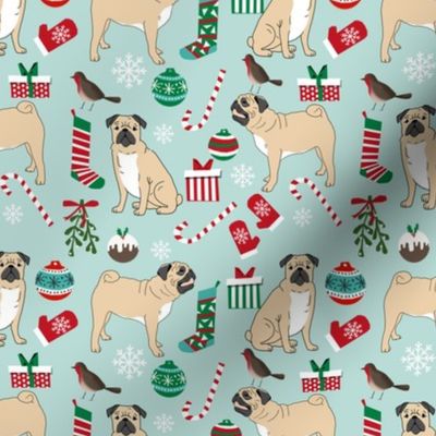 pug christmas fabric cute pugs design xmas holiday pugs fabric cute pug christmas fabric