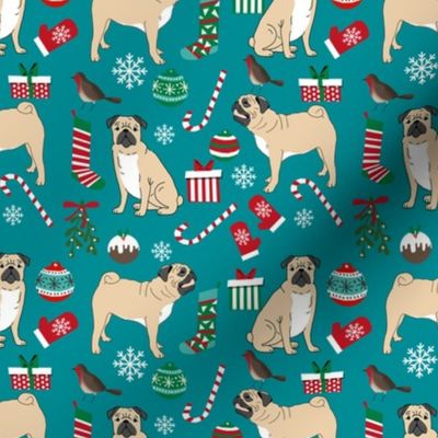 christmas pugs fabric cute pug dog design best pugs fabric cute pug dog christmas red and green christmas pugs fabric