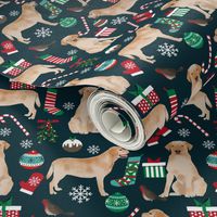 yellow lab christmas fabric cute labrador retriever design best yellow lab christmas fabric