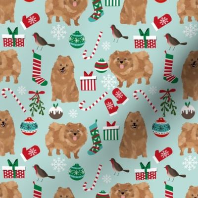 pomeranian dog fabric cute pom dog christmas fabrics best pets fabrics