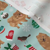 pomeranian dog fabric cute pom dog christmas fabrics best pets fabrics