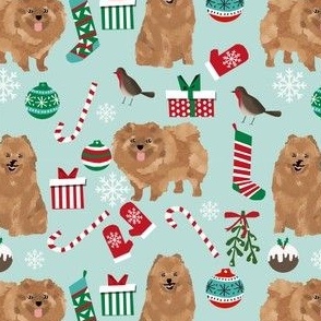 pomeranian dog fabric cute pom dog christmas fabrics best pets fabrics