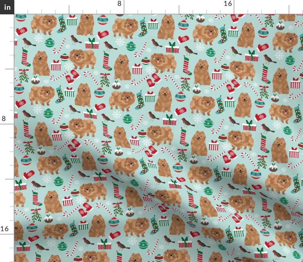 pomeranian dog fabric cute pom dog christmas fabrics best pets fabrics