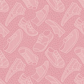 Lace up your sneakers - spring pink