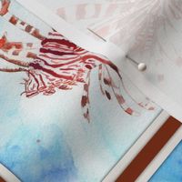 Lionfish Framed- sized for Organic Cotton Knit