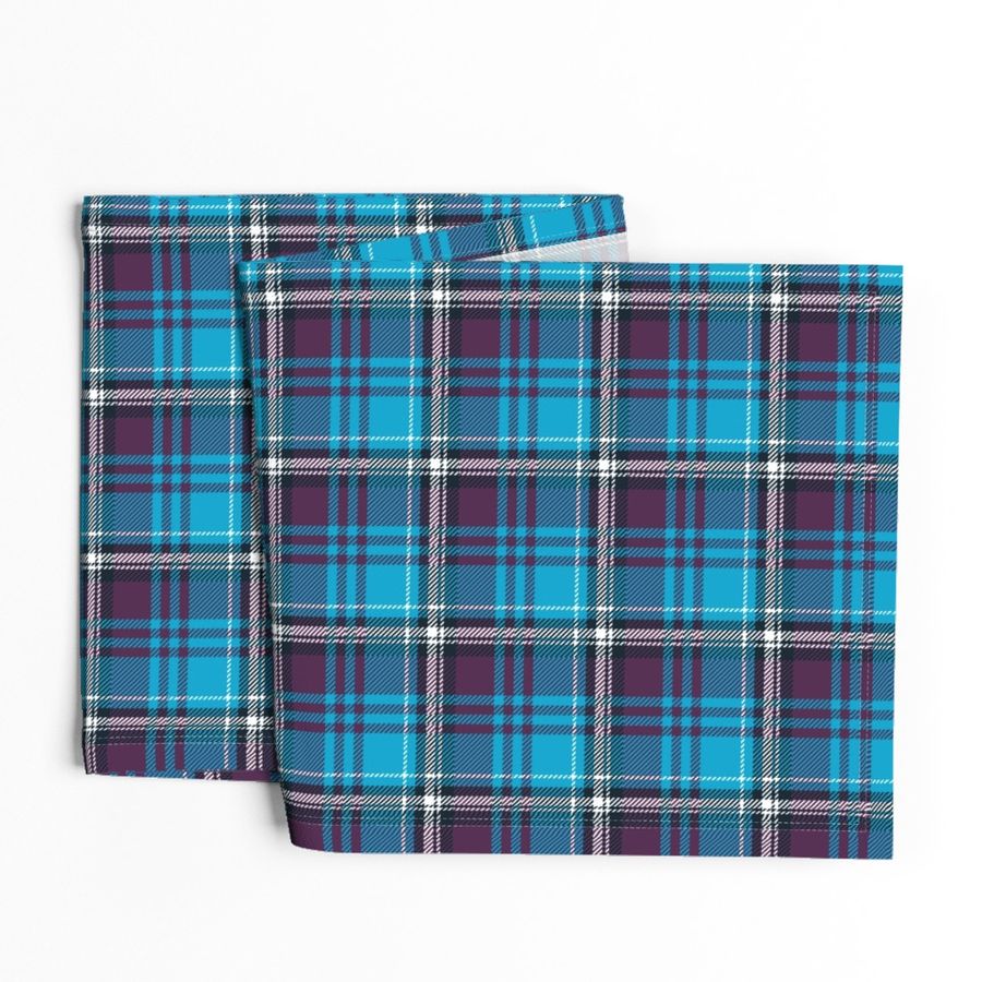 Blue and Purple Plaid