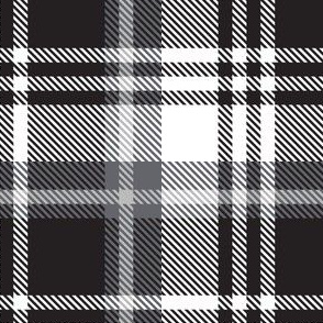 Medium Black Plaid