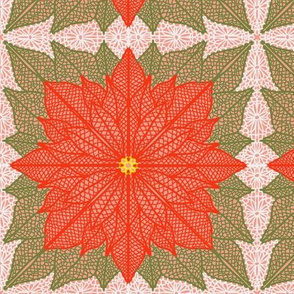 Poinsettia Lace