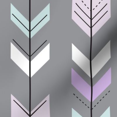 fletching arrows (pewter) || lilac grove