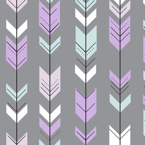 fletching arrows (pewter) || lilac grove
