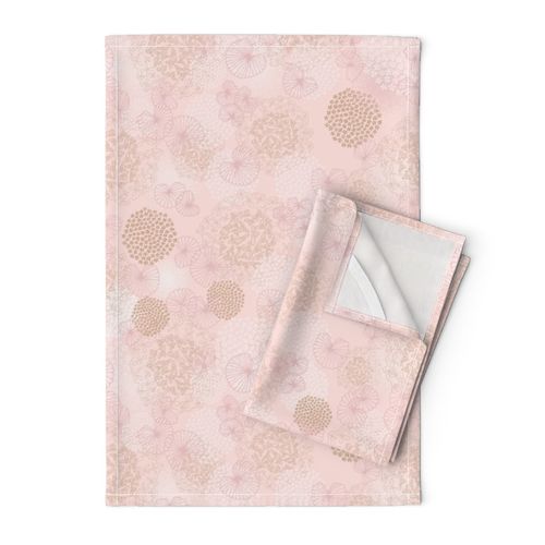 Floral Blush - Pink and Brown