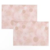 Floral Blush - Pink and Brown