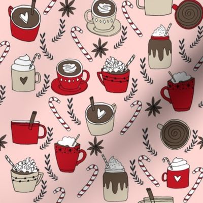 hot chocolate // christmas winter cocoa peppermint latte coffee cocoa hot chocolates cute christmas drinks