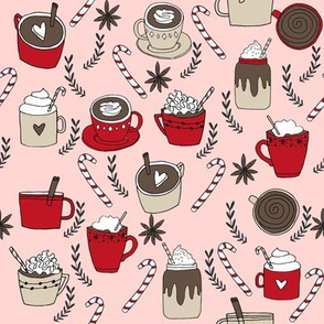 hot chocolate // christmas winter cocoa peppermint latte coffee cocoa hot chocolates cute christmas drinks